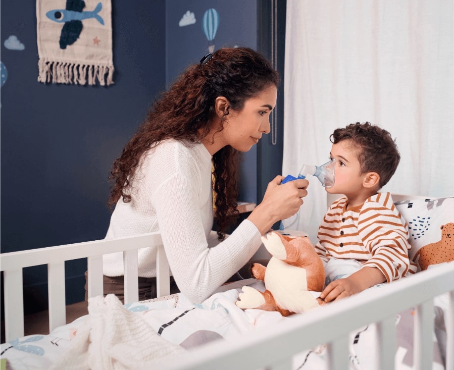 How can I treat my child's asthma at home?