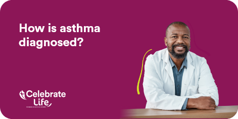 How is asthma diagnosed? image